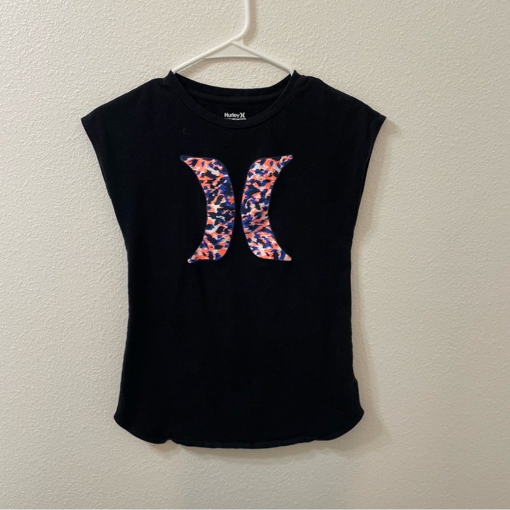 Hurley tank top black girls xl